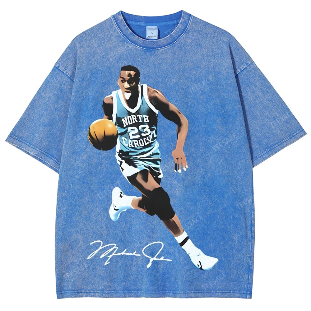 Unisex-Adult Ultra Cotton Washed T-Shirt Graphic MICHAEL JORDAN TEE