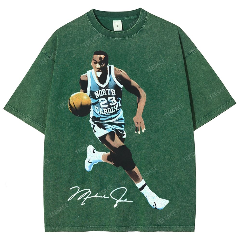 Unisex-Adult Ultra Cotton Washed T-Shirt Graphic MICHAEL JORDAN TEE