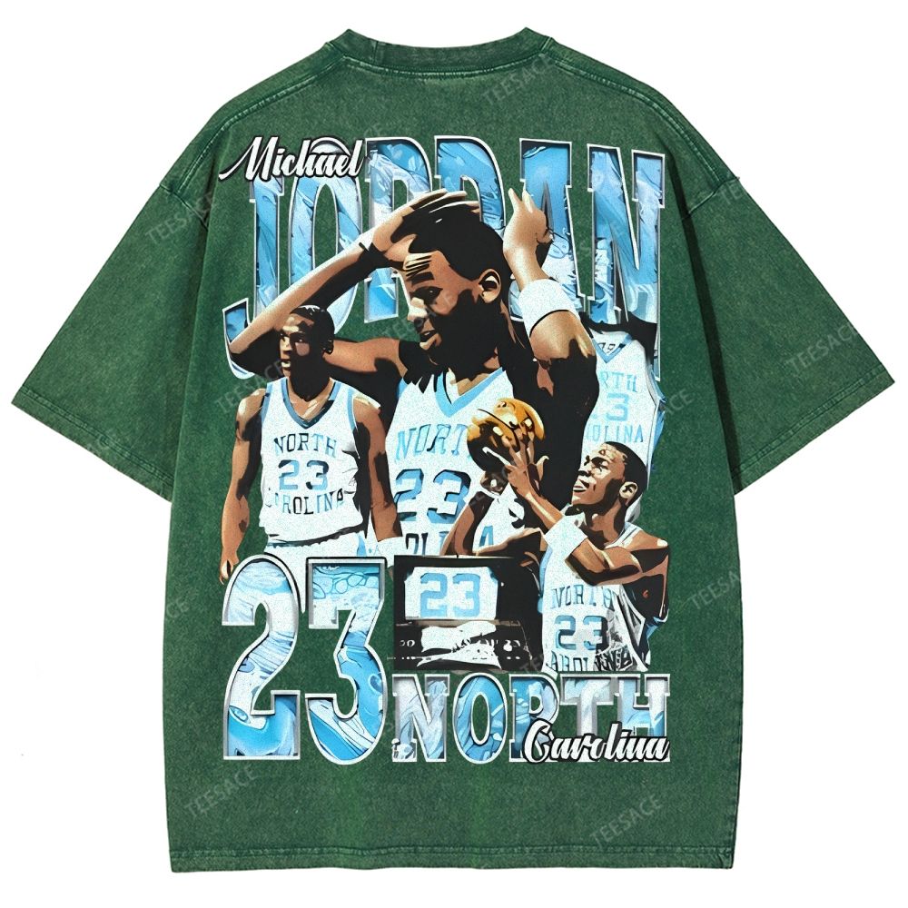 Unisex-Adult Ultra Cotton Washed T-Shirt Graphic MICHAEL JORDAN TEE