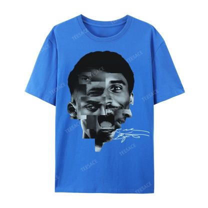 Casual Short Sleeve T-Shirt Kobe Bryant Collage Tee