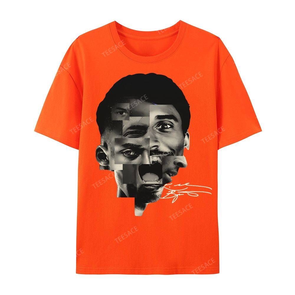 Casual Short Sleeve T-Shirt Kobe Bryant Collage Tee