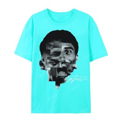 Casual Short Sleeve T-Shirt Kobe Bryant Collage Tee