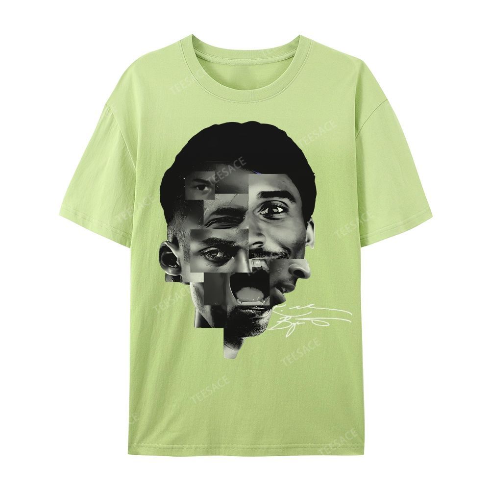 Casual Short Sleeve T-Shirt Kobe Bryant Collage Tee