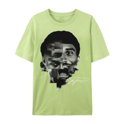 Casual Short Sleeve T-Shirt Kobe Bryant Collage Tee