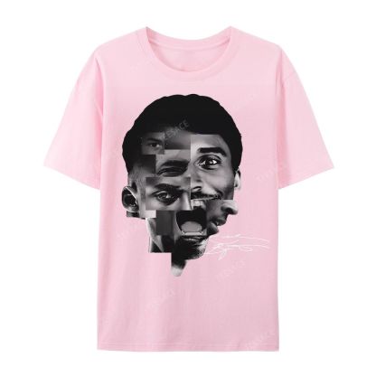 Casual Short Sleeve T-Shirt Kobe Bryant Collage Tee