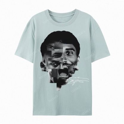 Casual Short Sleeve T-Shirt Kobe Bryant Collage Tee