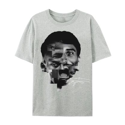 Casual Short Sleeve T-Shirt Kobe Bryant Collage Tee