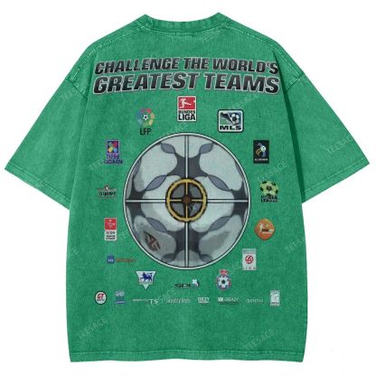 Unisex Fit Washed T-Shirt FIFA 2004 Tee