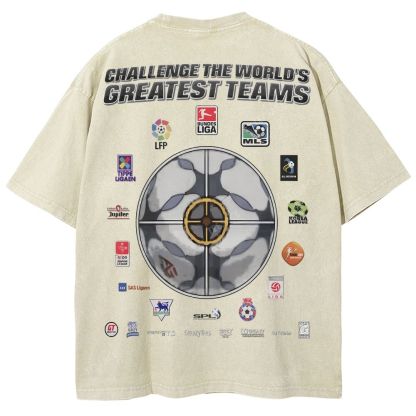 Unisex Fit Washed T-Shirt FIFA 2004 Tee