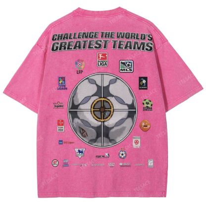 Unisex Fit Washed T-Shirt FIFA 2004 Tee