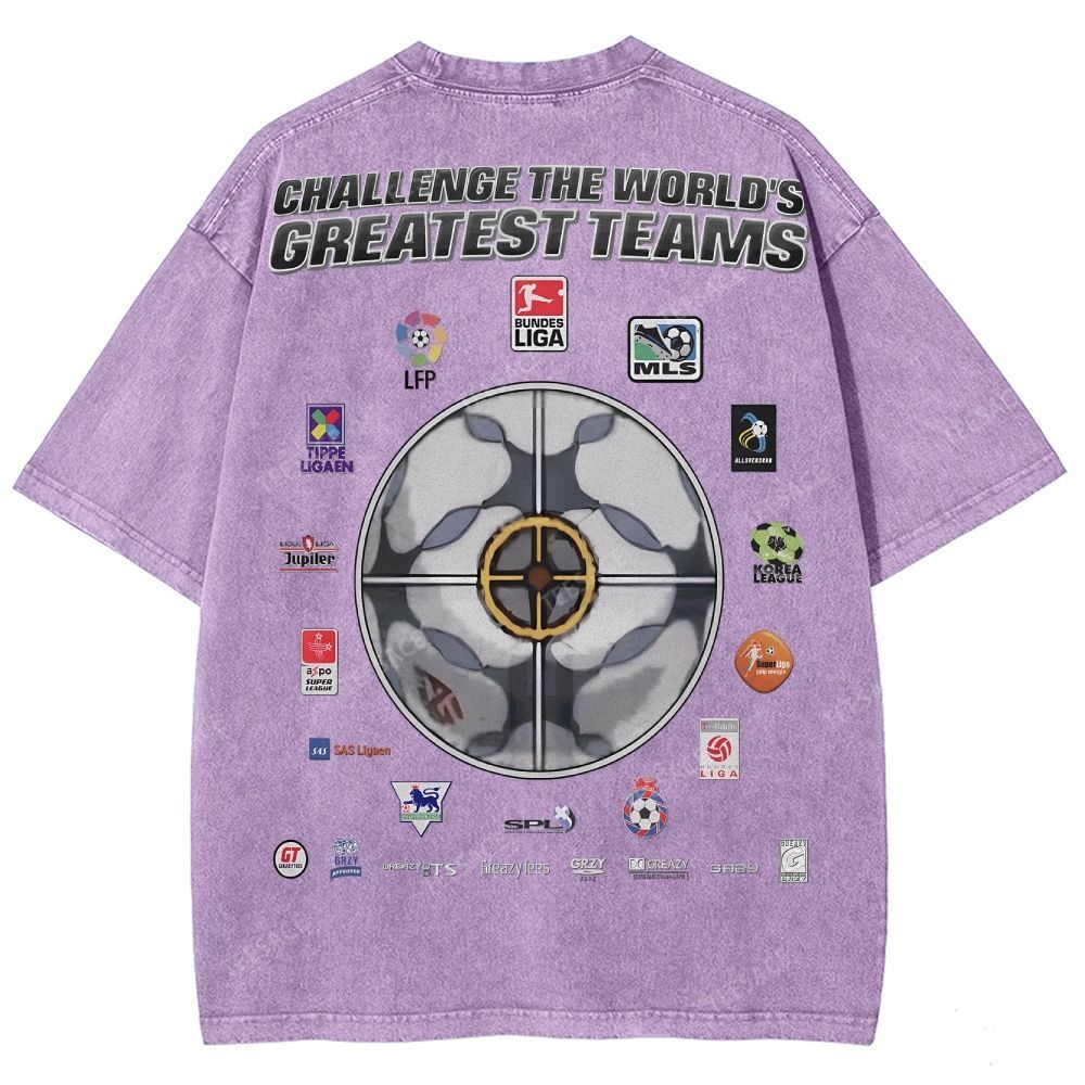 Unisex Fit Washed T-Shirt FIFA 2004 Tee