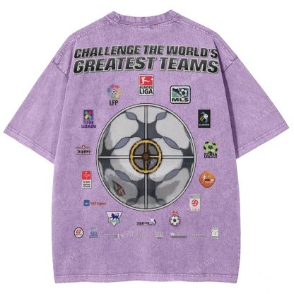 Unisex Fit Washed T-Shirt FIFA 2004 Tee