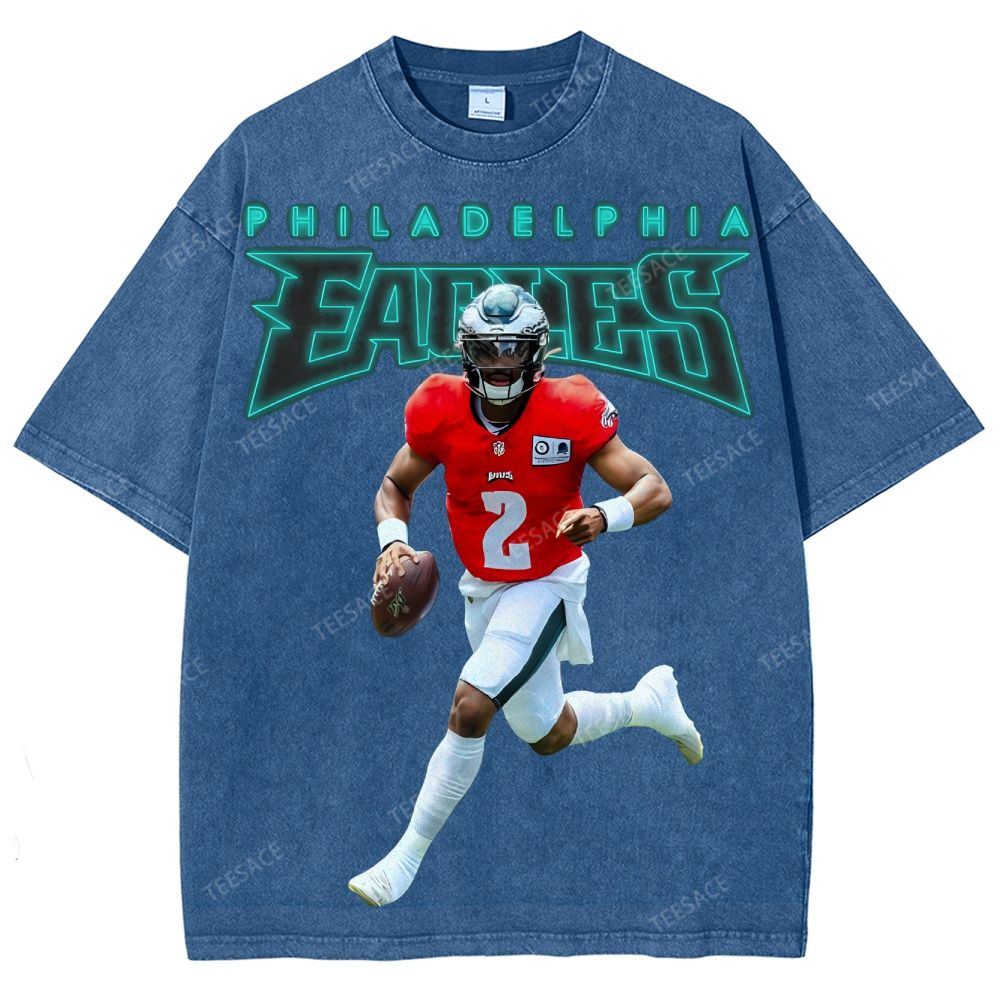 EAGLES Graphic Tee Unisex-Adult Ultra Cotton Washed T-Shirt 