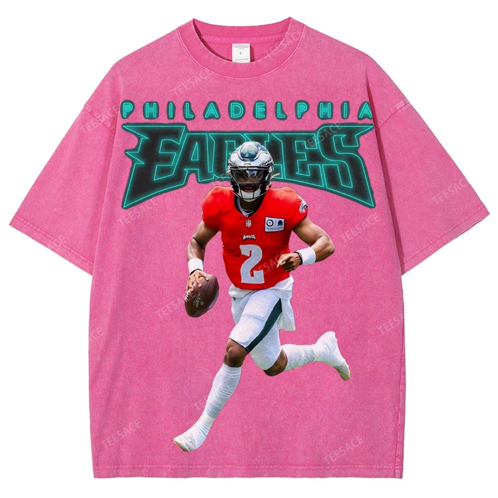 EAGLES Graphic Tee Unisex-Adult Ultra Cotton Washed T-Shirt 