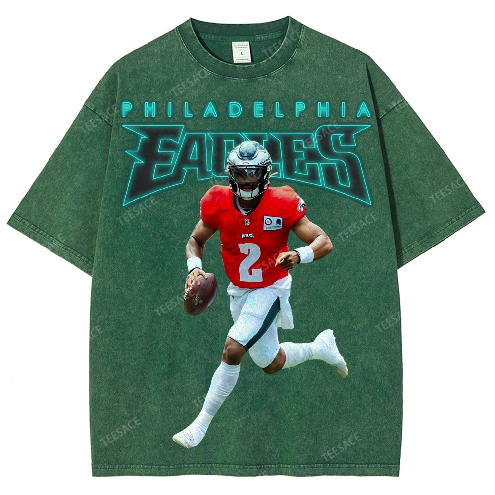 EAGLES Graphic Tee Unisex-Adult Ultra Cotton Washed T-Shirt 