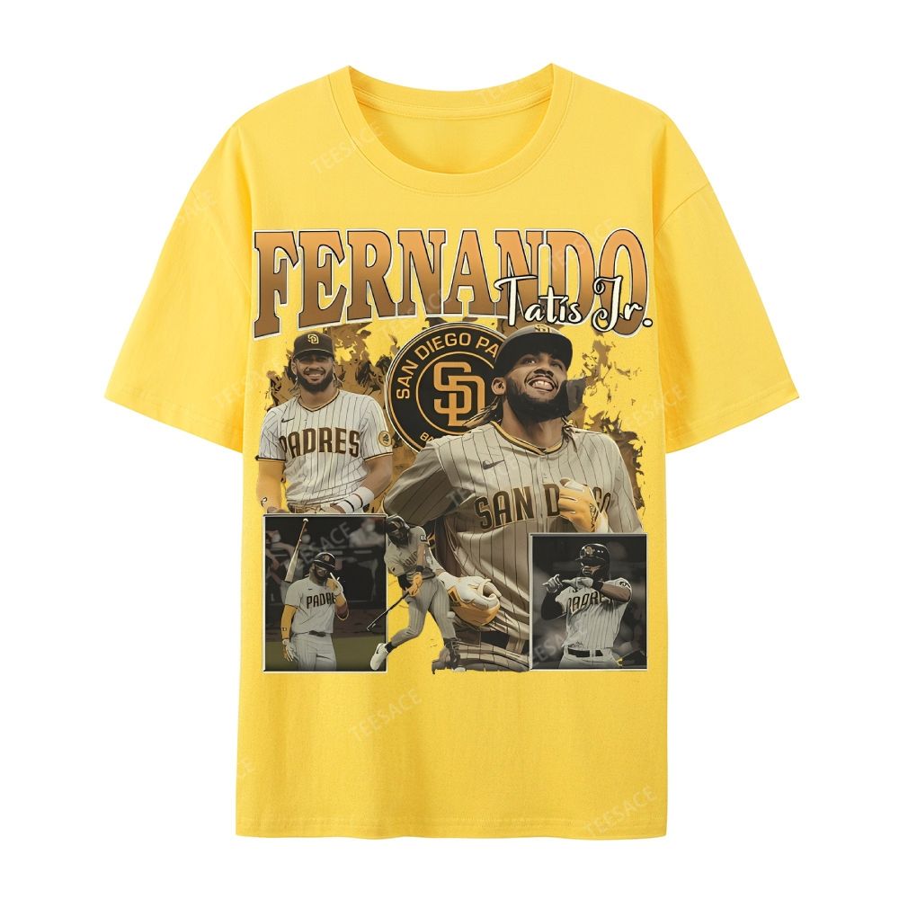 Casual Short Sleeve T-Shirt FERNANDO TATIS JR. TEE