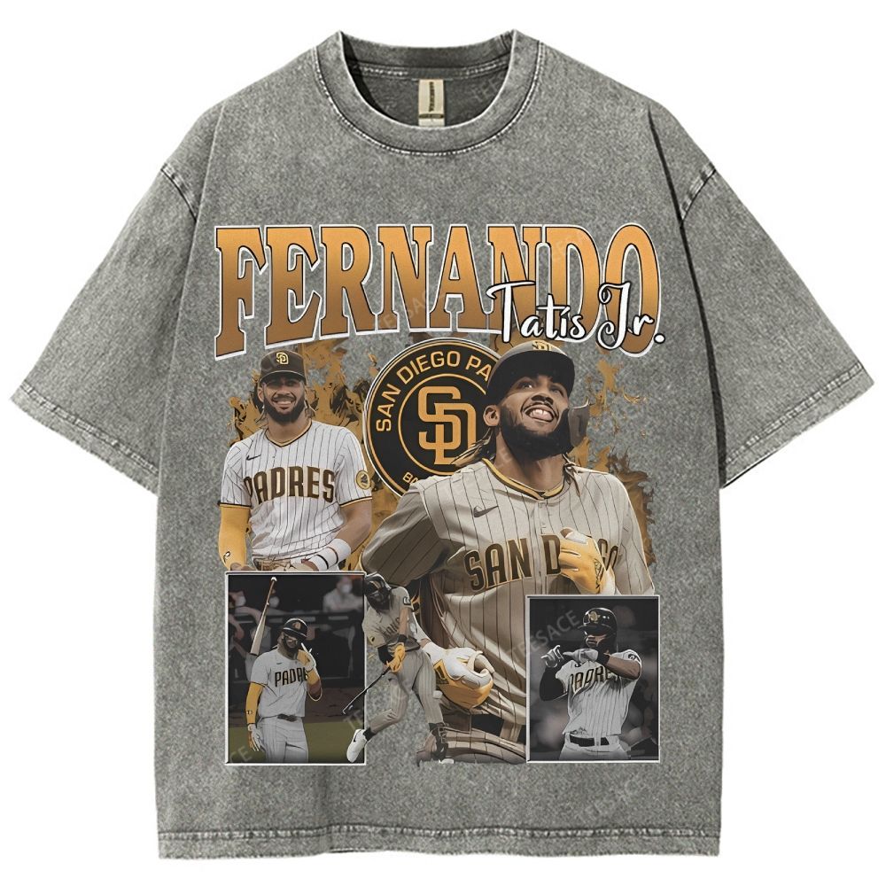 Unisex Fit Washed T-Shirt FERNANDO TATIS JR. TEE