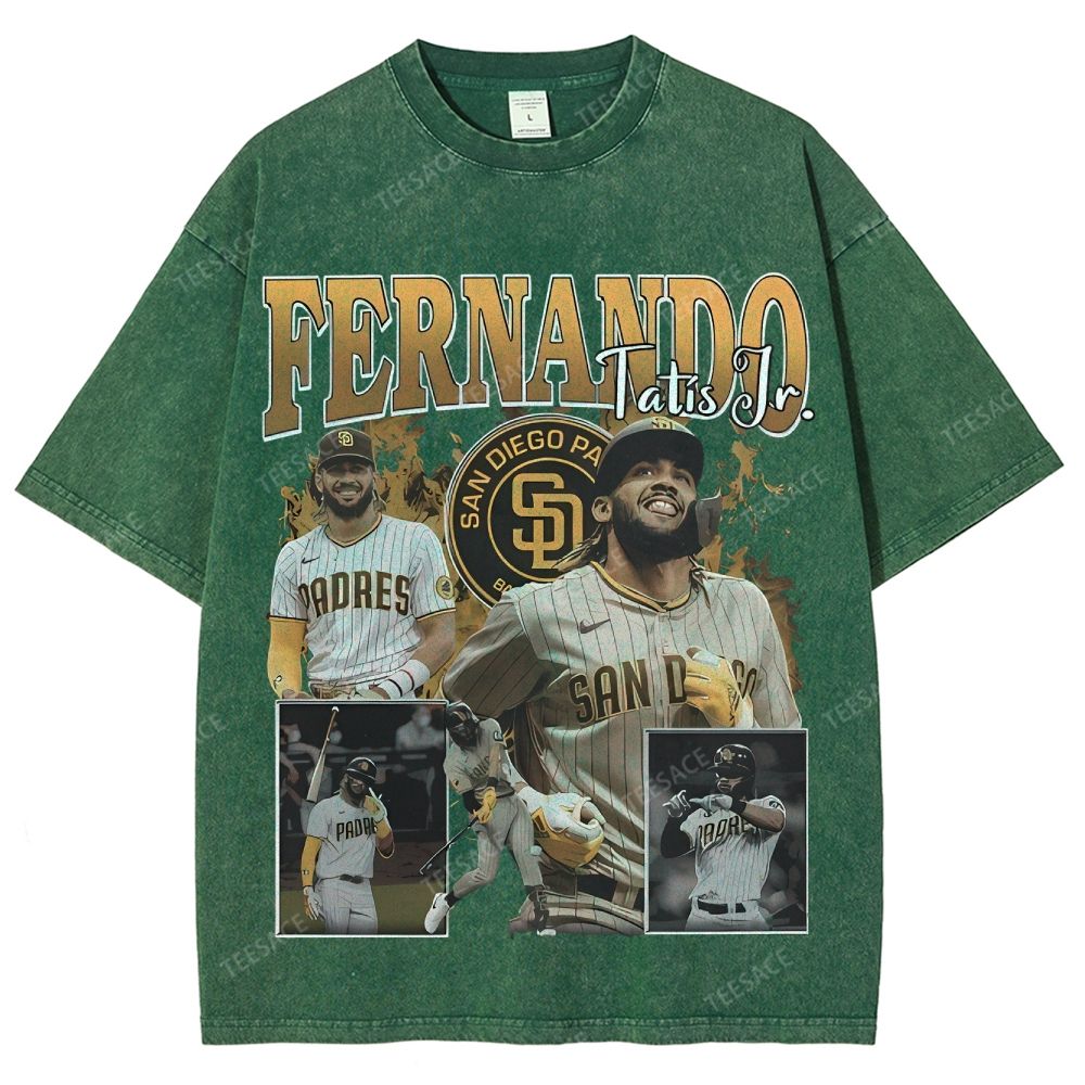 Unisex Fit Washed T-Shirt FERNANDO TATIS JR. TEE