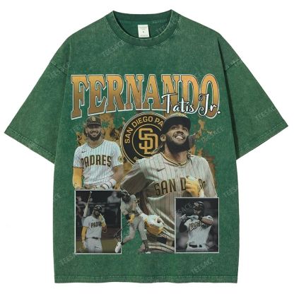 Unisex Fit Washed T-Shirt FERNANDO TATIS JR. TEE