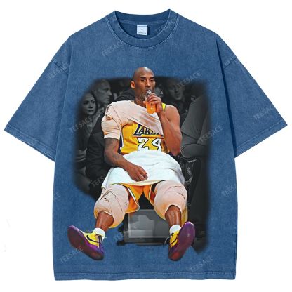 Unisex-Adult Ultra Cotton Washed T-Shirt Graphic Kobe