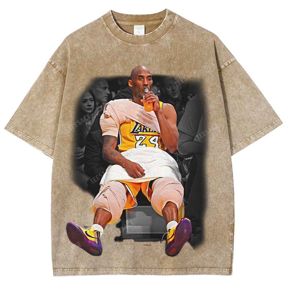  Unisex-Adult Ultra Cotton Washed T-Shirt Graphic Kobe