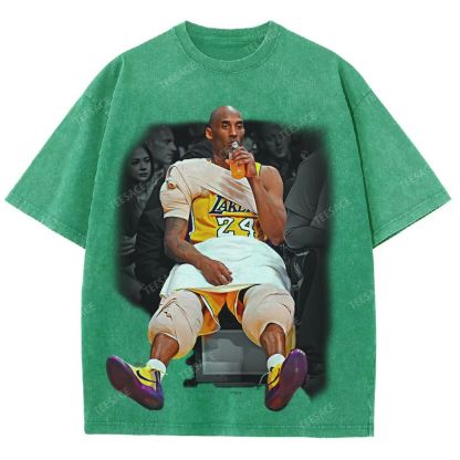  Unisex-Adult Ultra Cotton Washed T-Shirt Graphic Kobe