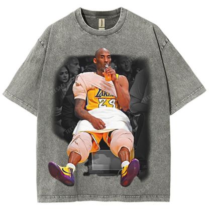  Unisex-Adult Ultra Cotton Washed T-Shirt Graphic Kobe