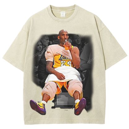  Unisex-Adult Ultra Cotton Washed T-Shirt Graphic Kobe