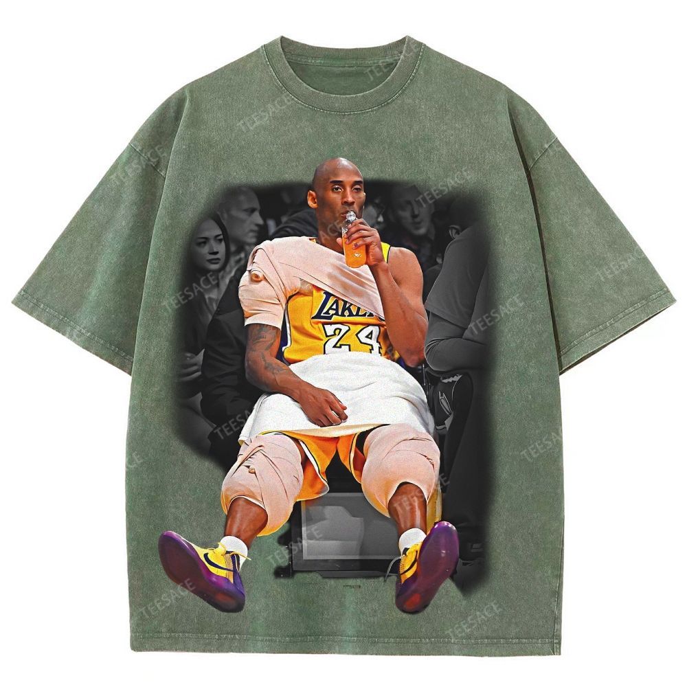  Unisex-Adult Ultra Cotton Washed T-Shirt Graphic Kobe