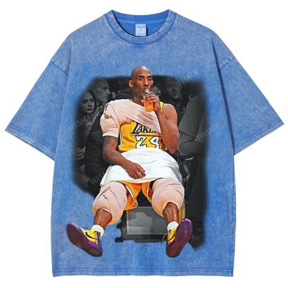  Unisex-Adult Ultra Cotton Washed T-Shirt Graphic Kobe