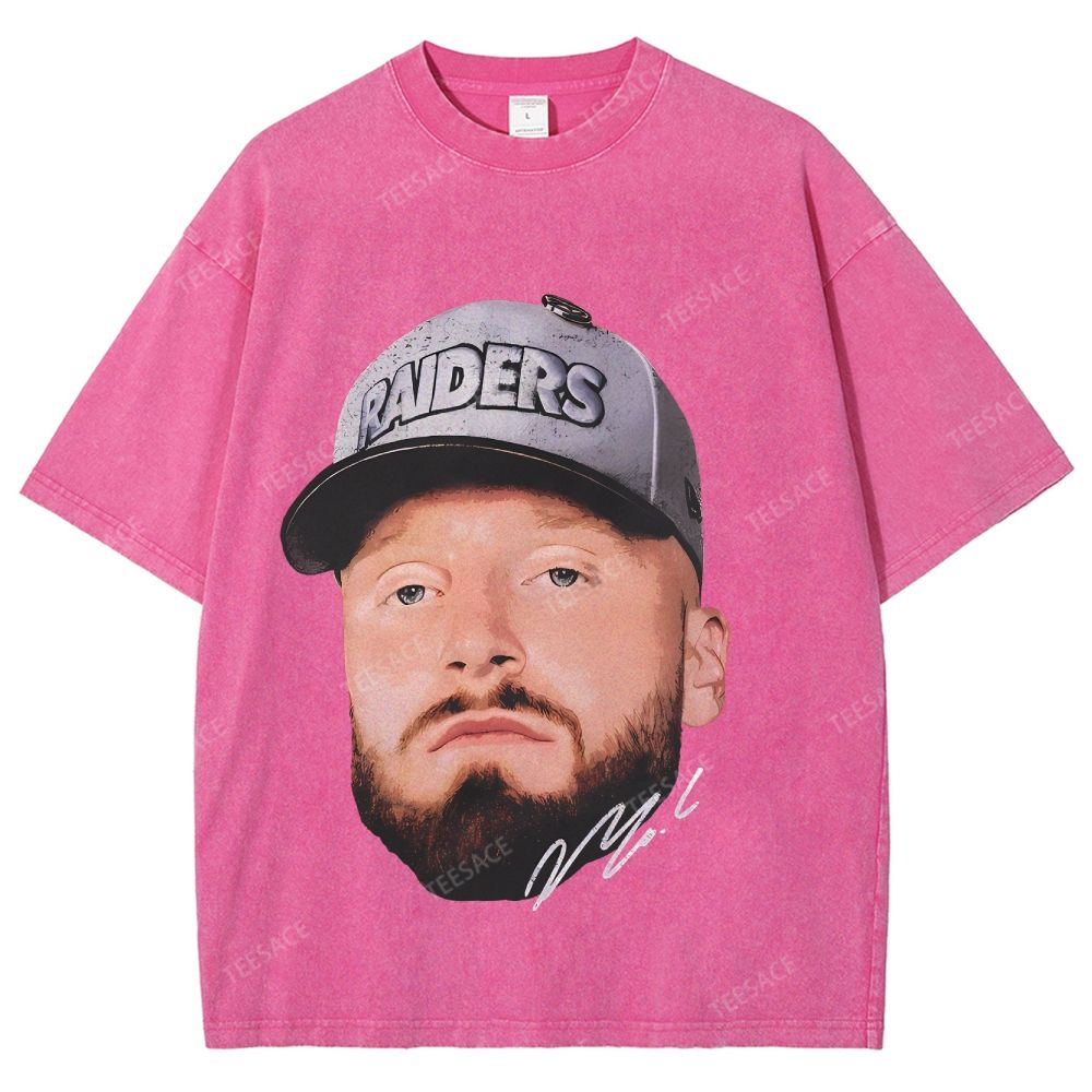 Unisex Fit Washed T-Shirt MAXX CROSBY TEE