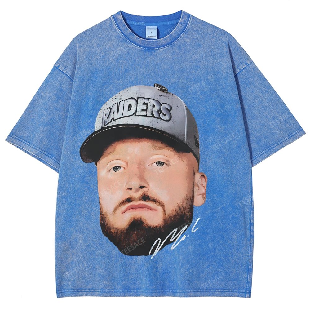Unisex Fit Washed T-Shirt MAXX CROSBY TEE