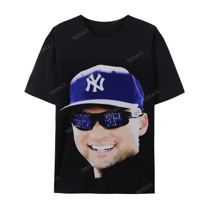Unisex-Adult Ultra Cotton T-Shirt Graphic  JETER BIG FACE TEE
