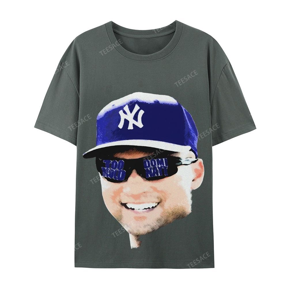 Unisex-Adult Ultra Cotton T-Shirt Graphic  JETER BIG FACE TEE