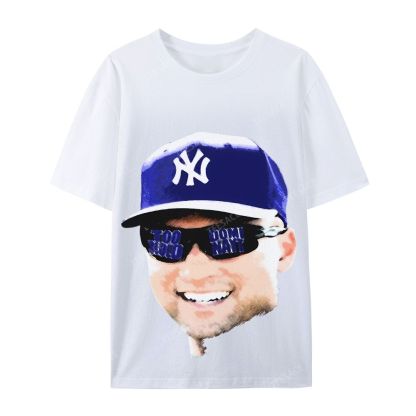 Unisex-Adult Ultra Cotton T-Shirt Graphic  JETER BIG FACE TEE