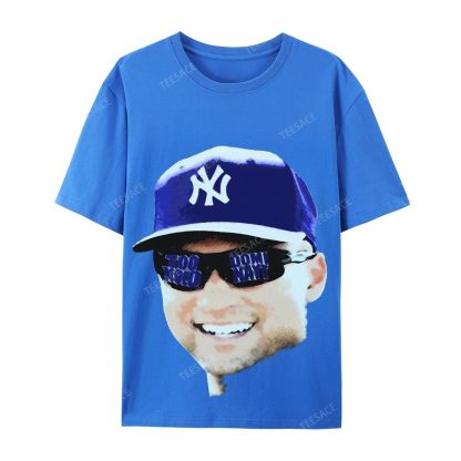 Unisex-Adult Ultra Cotton T-Shirt Graphic  JETER BIG FACE TEE