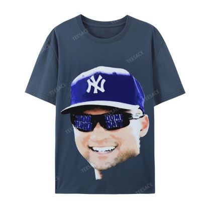 Unisex-Adult Ultra Cotton T-Shirt Graphic  JETER BIG FACE TEE