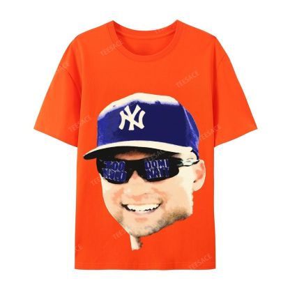 Unisex-Adult Ultra Cotton T-Shirt Graphic  JETER BIG FACE TEE