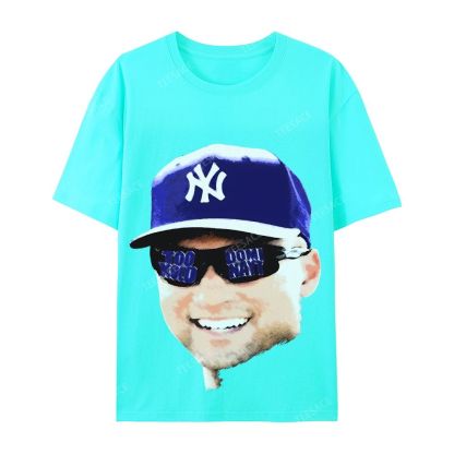 Unisex-Adult Ultra Cotton T-Shirt Graphic  JETER BIG FACE TEE