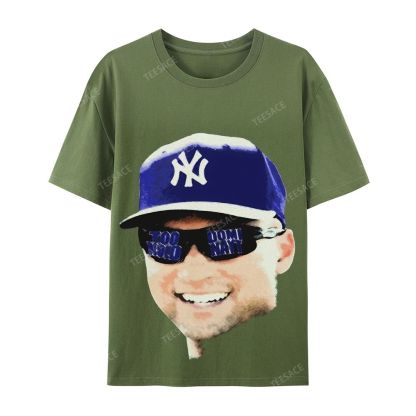 Unisex-Adult Ultra Cotton T-Shirt Graphic  JETER BIG FACE TEE