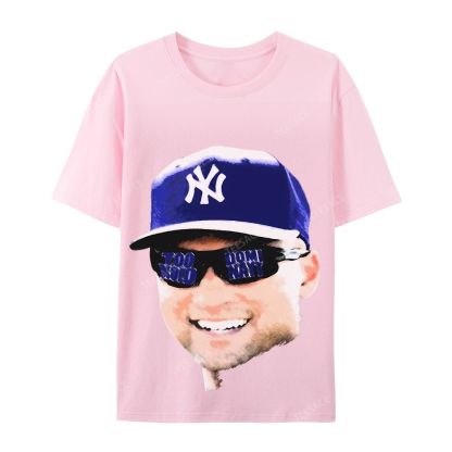 Unisex-Adult Ultra Cotton T-Shirt Graphic  JETER BIG FACE TEE