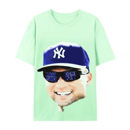 Unisex-Adult Ultra Cotton T-Shirt Graphic  JETER BIG FACE TEE