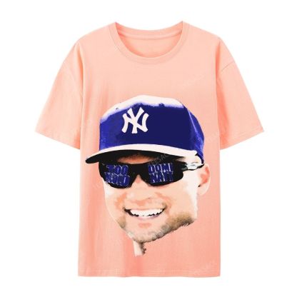 Unisex-Adult Ultra Cotton T-Shirt Graphic  JETER BIG FACE TEE