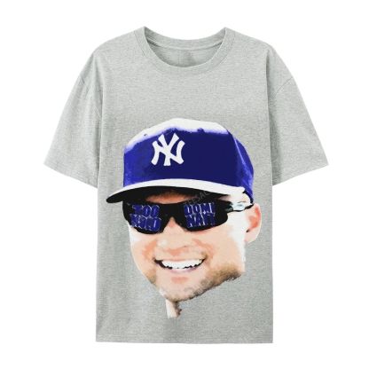 Unisex-Adult Ultra Cotton T-Shirt Graphic  JETER BIG FACE TEE