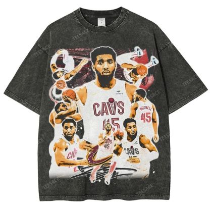 Unisex Fit Washed T-Shirt DONOVAN MITCHELL V3 TEE