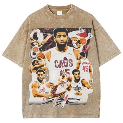 Unisex Fit Washed T-Shirt DONOVAN MITCHELL V3 TEE