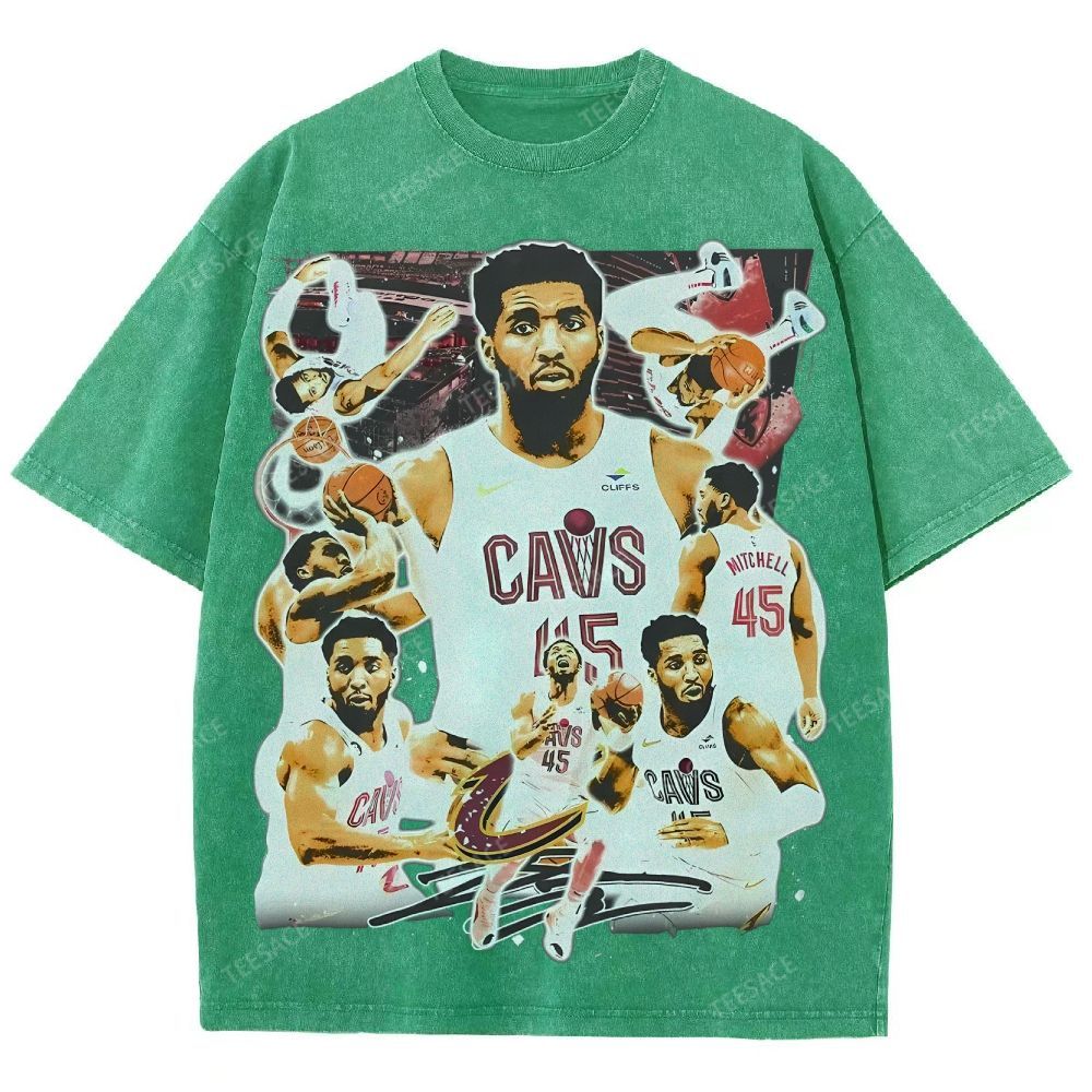 Unisex Fit Washed T-Shirt DONOVAN MITCHELL V3 TEE