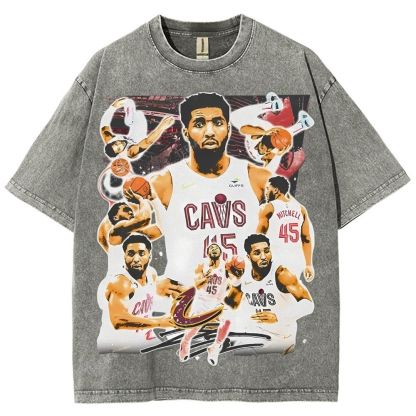 Unisex Fit Washed T-Shirt DONOVAN MITCHELL V3 TEE