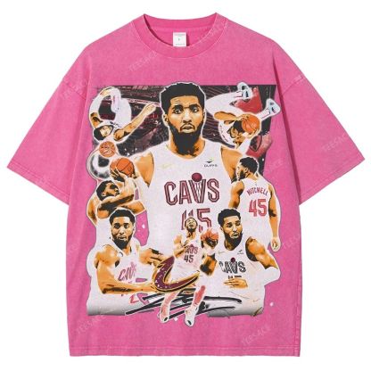 Unisex Fit Washed T-Shirt DONOVAN MITCHELL V3 TEE