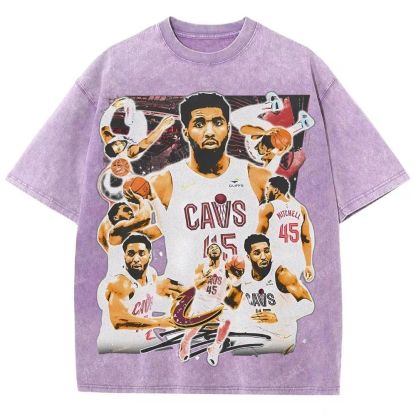 Unisex Fit Washed T-Shirt DONOVAN MITCHELL V3 TEE